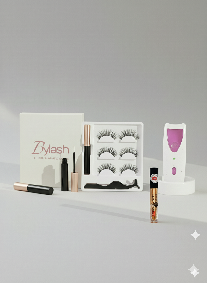 Pestañas Magenticas x3 5 imanes