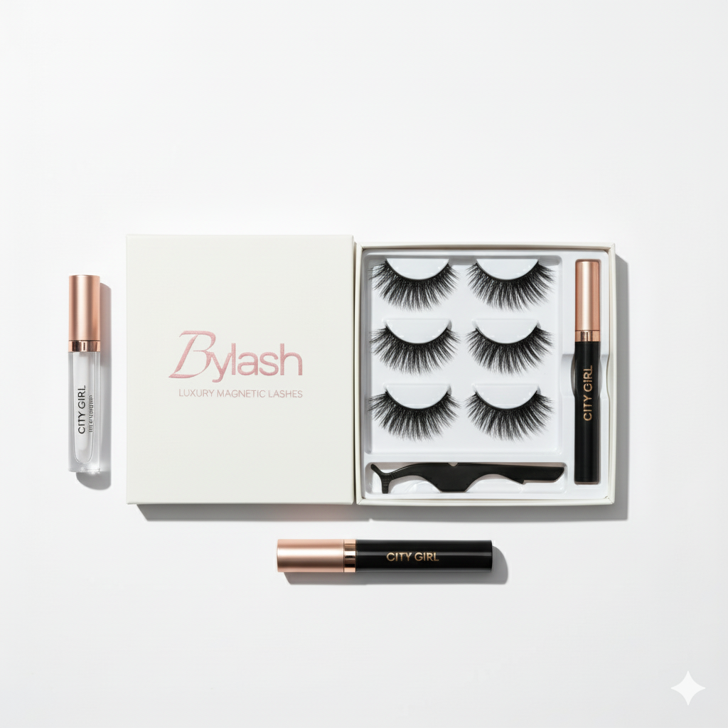 Pestañas Magnéticas+Rizador de regalo