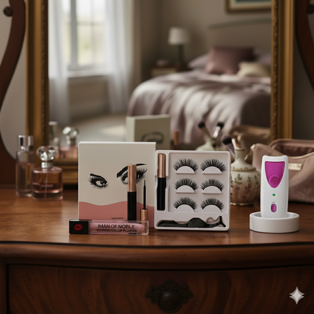 Pestañas Magnéticas+Rizador de regalo